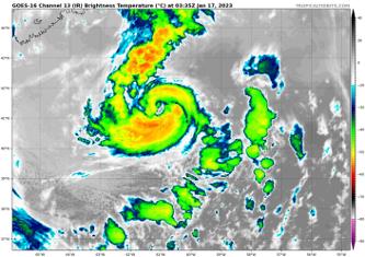 NHC Determines Sub-Tropical Storm Formed Off the Northeast Coast in January