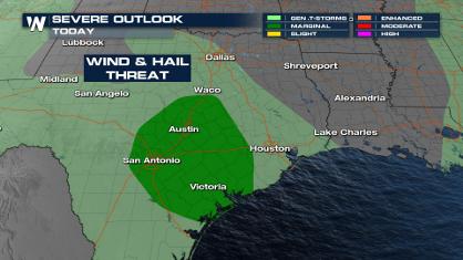 Storms Linger in Texas