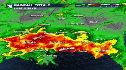 More Heavy Rain & Storms for the Soaked Gulf Coast