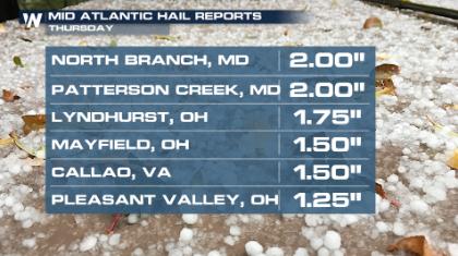 Severe Weather Threat Continues Across Central U.S. to Ohio Valley