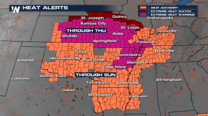 Extreme Heat Impacts for the East Coast & South