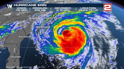 Hurricane Erin Targets East Coast: Tropical Storm Alerts and Evacuations Underway