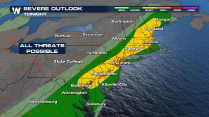 Severe Storms for the Eastern U.S. Saturday