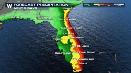 Heavy Rain Chances Return to Florida