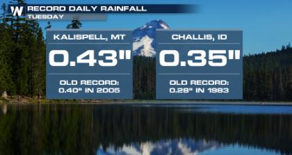 Precipitation Chances Out West