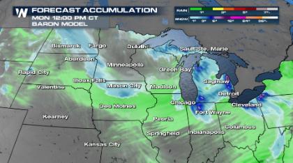 First Snow Forecast of the Season for the Northern Plains