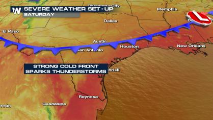 Strong Storms in Texas this Weekend