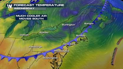 Wet & Cool Weather in the Northeast