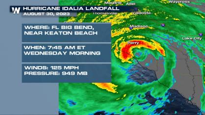 Idalia Makes Landfall in Big Bend of Florida; Strongest Storm in Over 70 Years