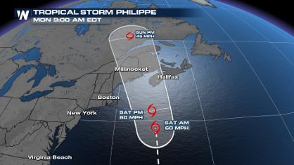Tropical Storm Philippe to Impact Maine