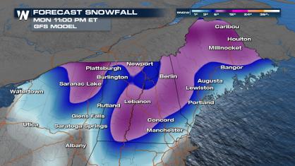 Best Snow Potential This Season ( So Far ) For New England