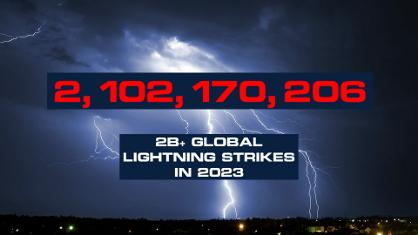 Over 2 Billion Lightning Strikes in 2023