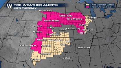 Fire Weather Grips the Central U.S.
