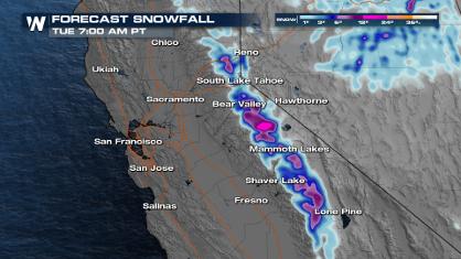More Snow for the Sierra Nevada