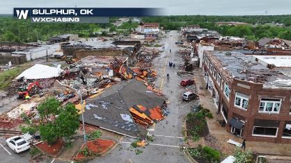 More Destructive Tornadoes Touch Down in Oklahoma Saturday