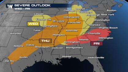 Mid to Late Week Severe Threat