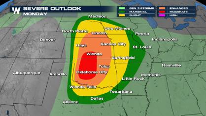 Severe Weather Outbreak Likely Monday