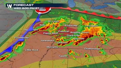 Significant Storm Threat: Nashville, Louisville, Little Rock