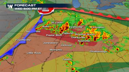 Significant Storm Threat: St. Louis, Nashville, Little Rock Today