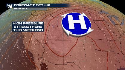 Warm Weather Returns Out West