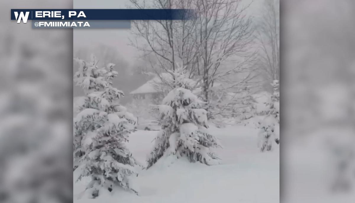 Erie, PA on pace for snowiest season WeatherNation
