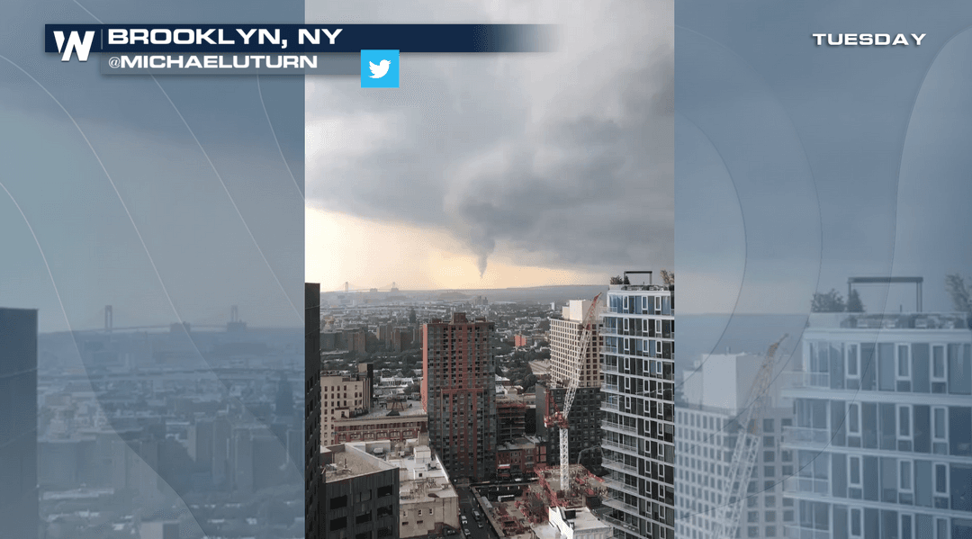 WATCH: Funnel Cloud Over New York City - WeatherNation