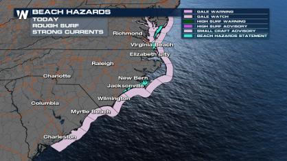 Wind & Coastal Flood Alerts In The Southeast