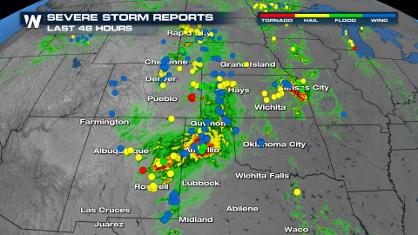 Severe Weather Continues Across the Great Plains