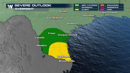Texas Storms Wrap Up Overnight