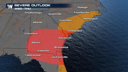 Daily Thunderstorms for the Southeastern U.S.