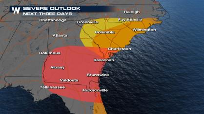 Daily Thunderstorms for the Southeastern U.S.