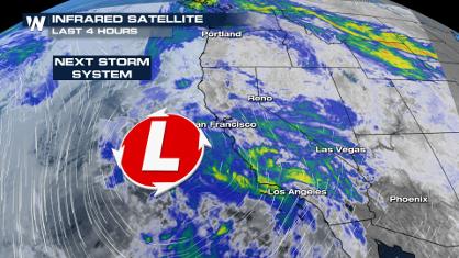 Cooler Temperatures & Additional Rain Headed to California