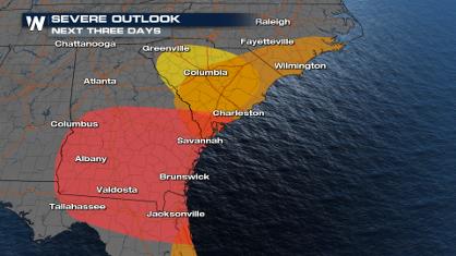 Daily Thunderstorms for the Southeastern U.S.