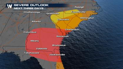 Daily Thunderstorms for the Southeastern U.S.