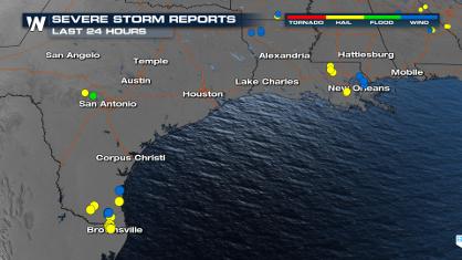 Severe Risk Favors South Texas Today