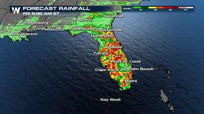 Florida Weather: Soaking Rain for the Sunshine State