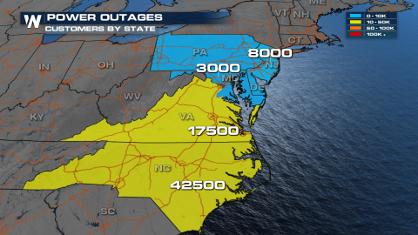 Ophelia Makes Landfall in North Carolina, Tropical Storm Conditions Spread North