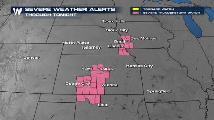 Severe Weather Threat For The Plains