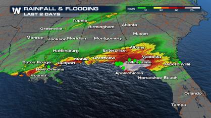 Southeast Drier by Monday