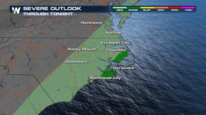 Severe Threat Ramping Down into Monday