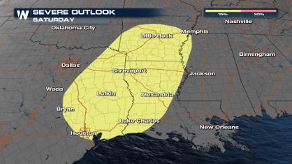 Severe Threat Returns Saturday