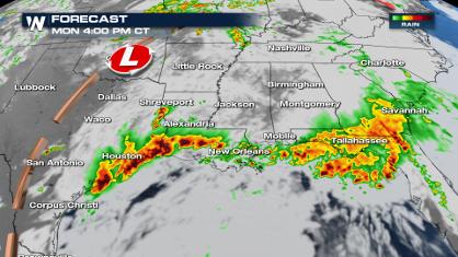 More Storms Hit the South Monday