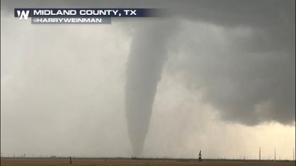 Tornado Emergency in Texas Thursday, More Storms this Weekend