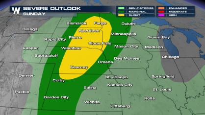 Severe Strom Threat Includes the Twin Cities this Weekend