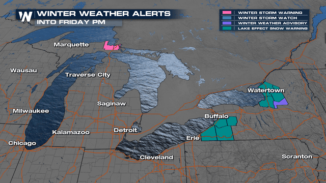Lake Effect Snow Winds Down Friday - WeatherNation