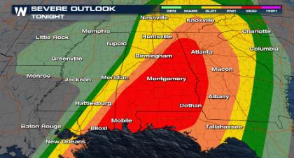 Severe Weather Outbreak Expected Through the Weekend