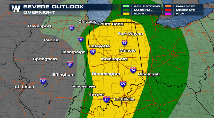 Severe Storm Threat In Midwest & South Overnight - WeatherNation