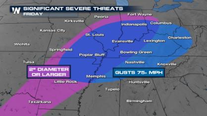 More Severe Storms in the Forecast Friday