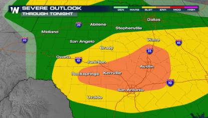 Massive Hail Hits Texas as Storms Threaten the South