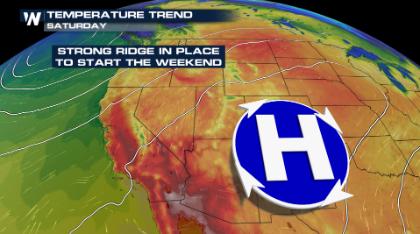 Unseasonable Heat to Scorch Western and Northern U.S. Mother’s Day Weekend